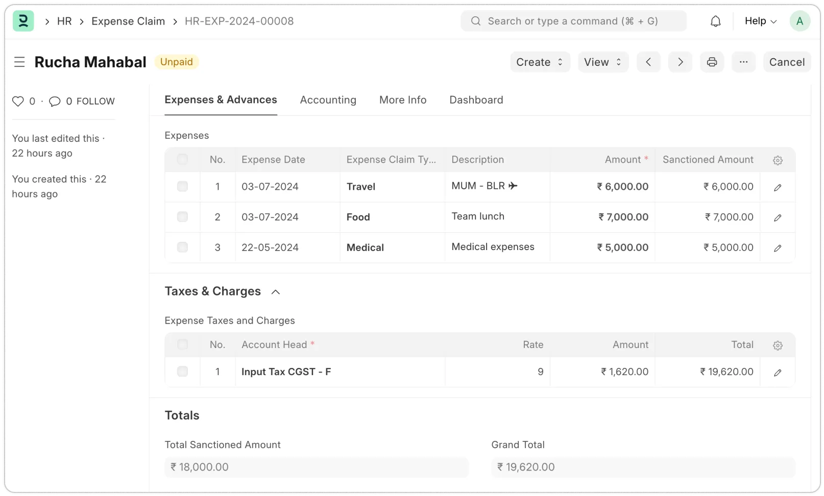 Nároky na náhrady výdavkov