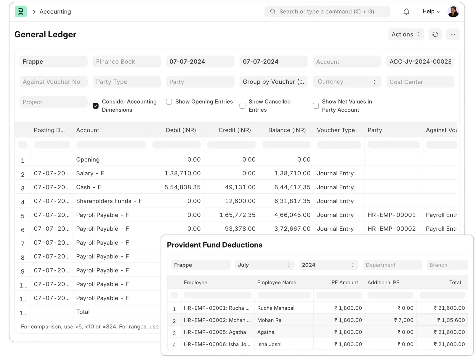 Súlad a účtovnícke reporty