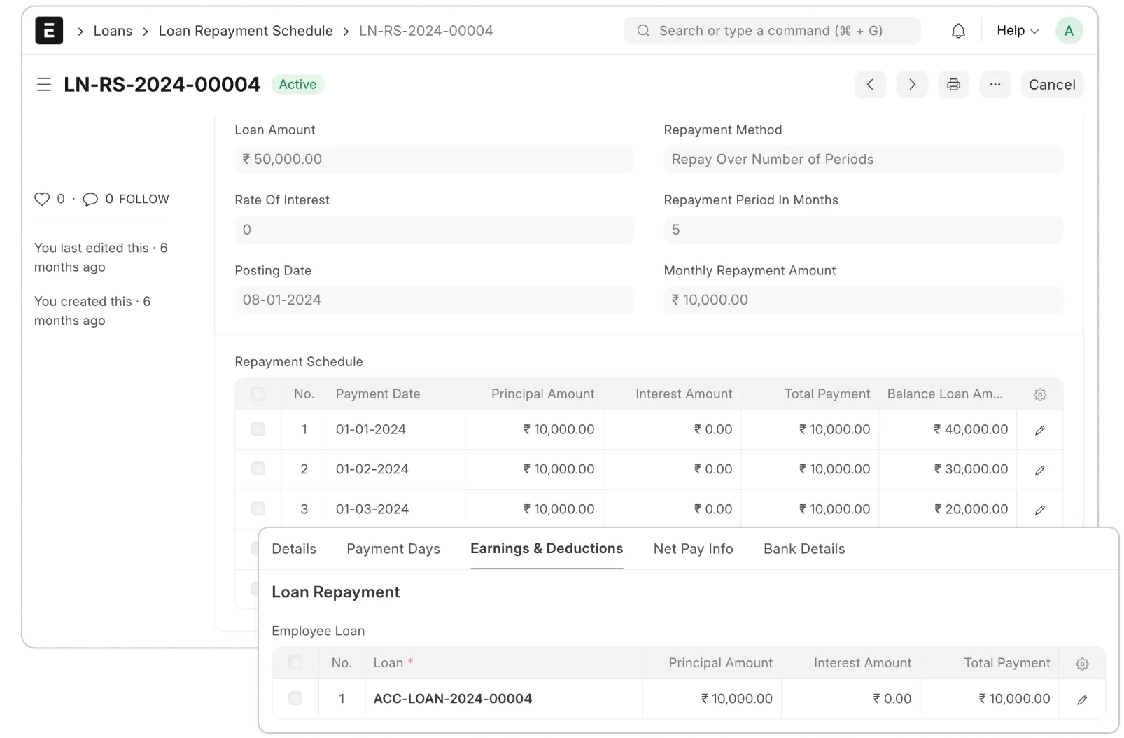 Správa pôžičiek zamestnancom