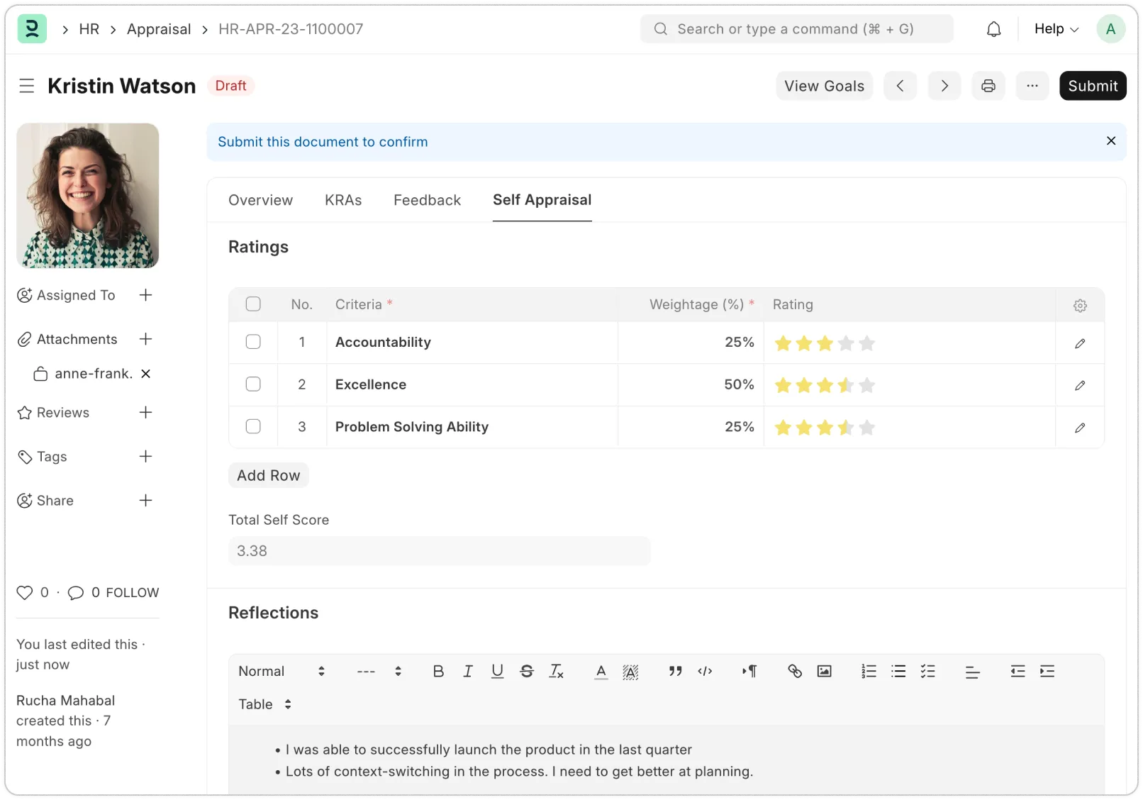 Sebahodnotenie zamestnancov